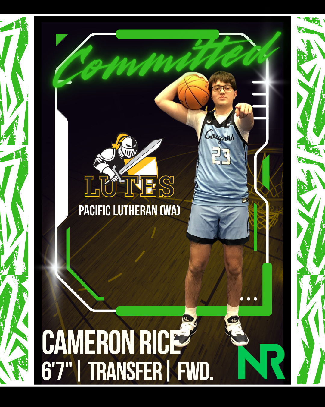 Cameron Rice – Pacific Lutheran Univ. (NCAA D3)