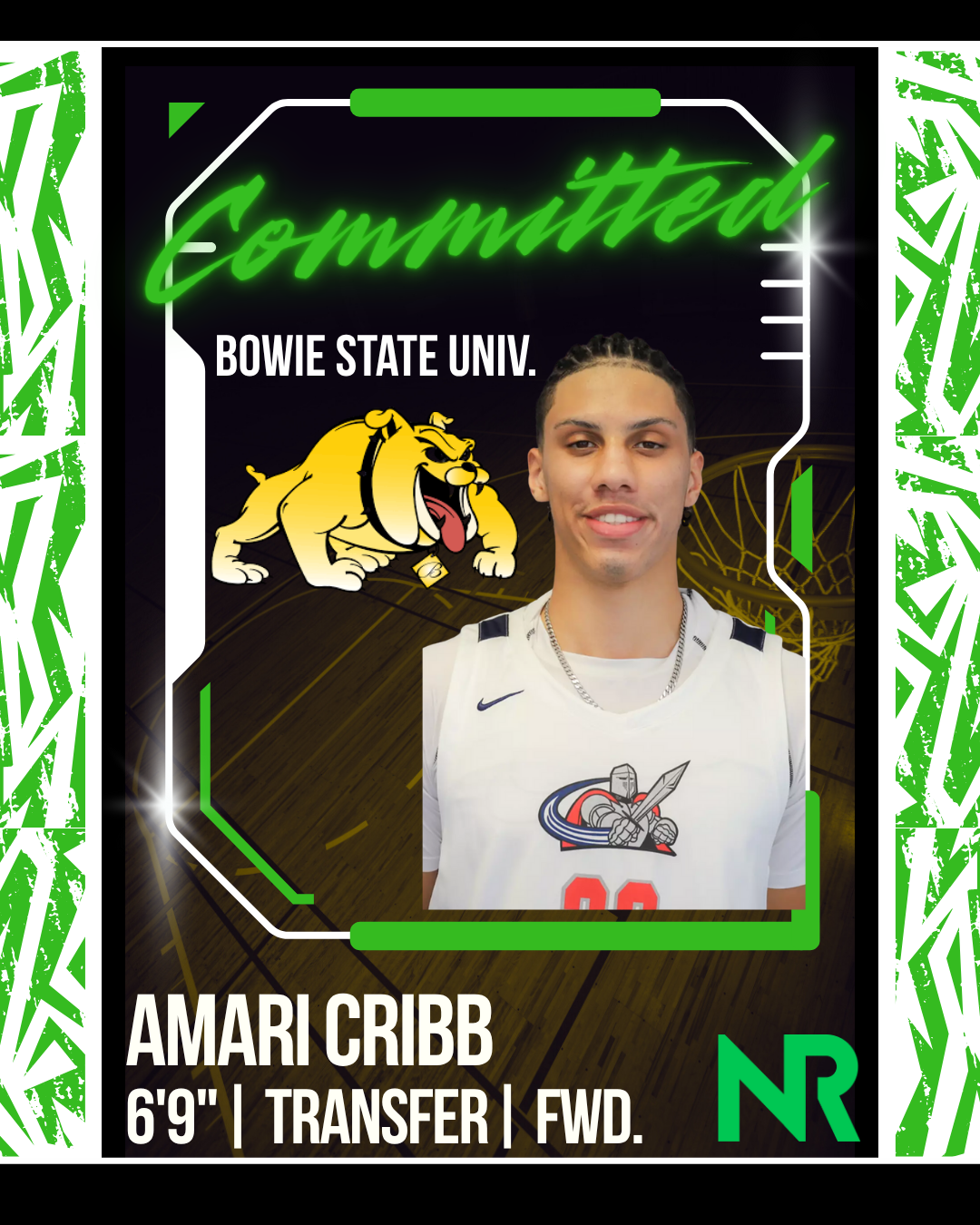 Amari Cribb – Bowie State Univ. (NCAA D2)