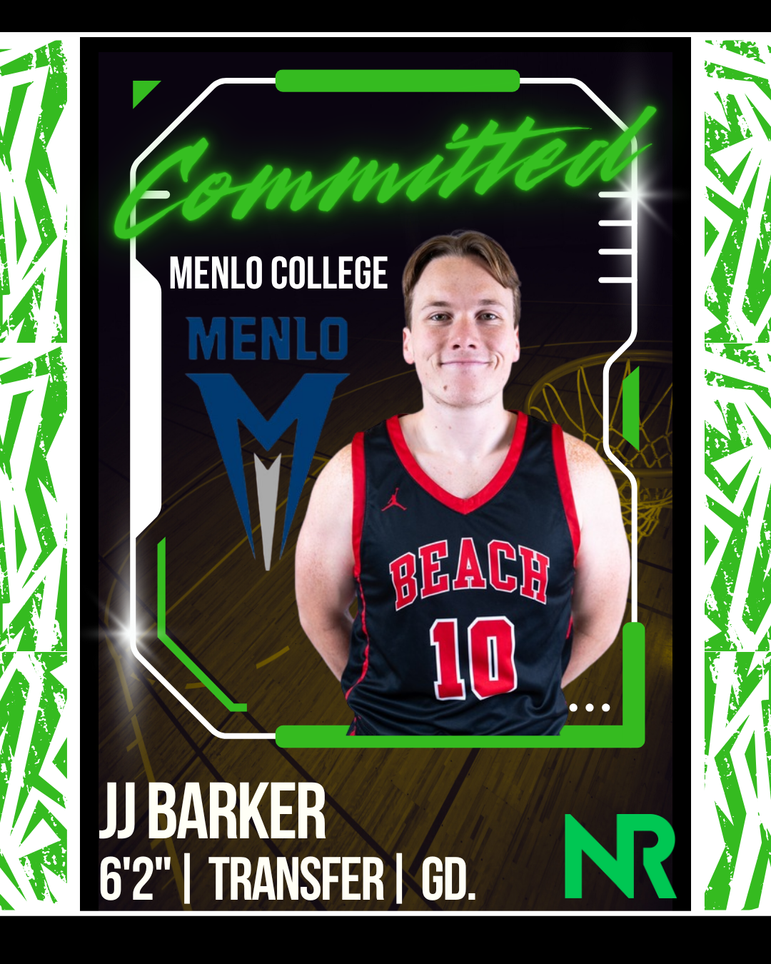 JJ Barker – Menlo College (NCAA D2)