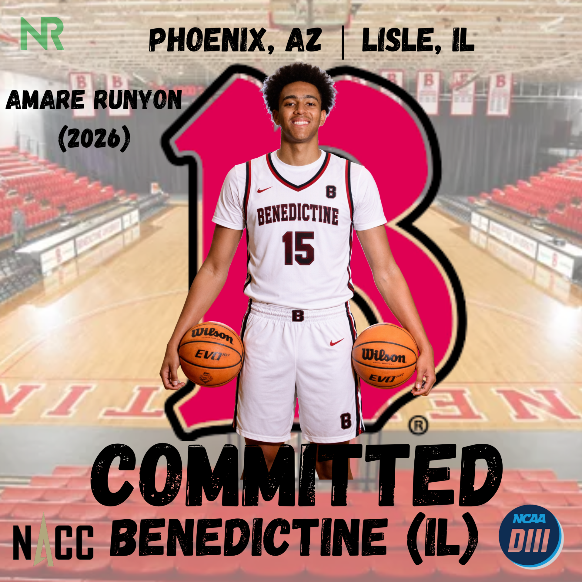 Amare Runyon – Benedictine Univ. (NCAA D3)