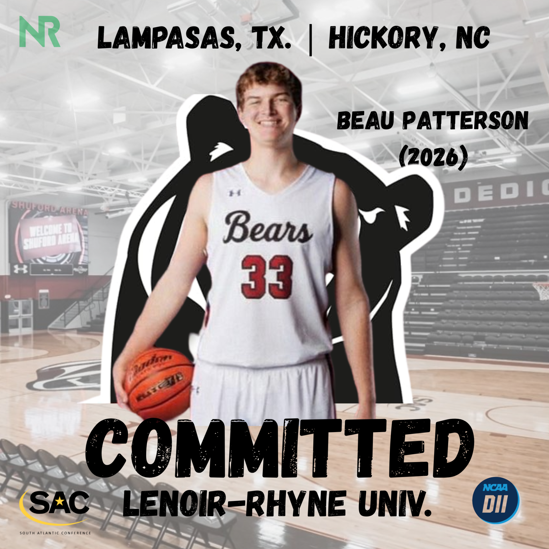 Beau Patterson – Lenoir Rhyne Univ. (NCAA D2)