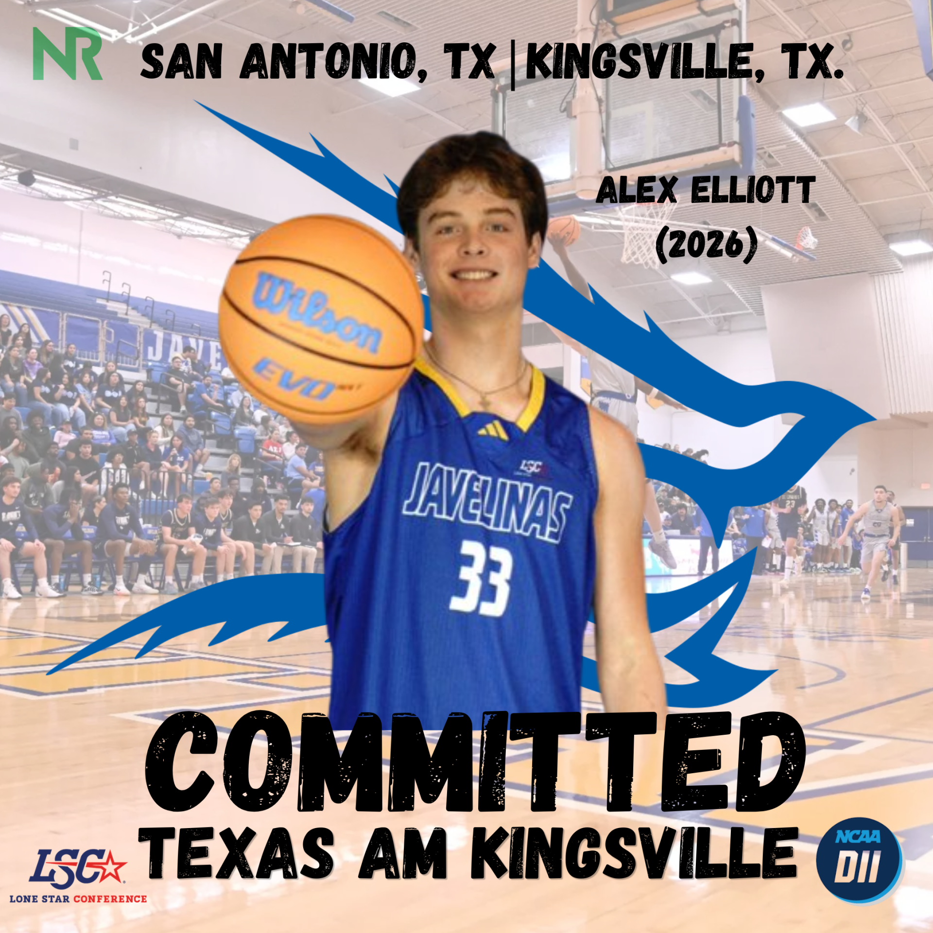 Alex Elliott – Texas AM Kingsville (NCAA D2)