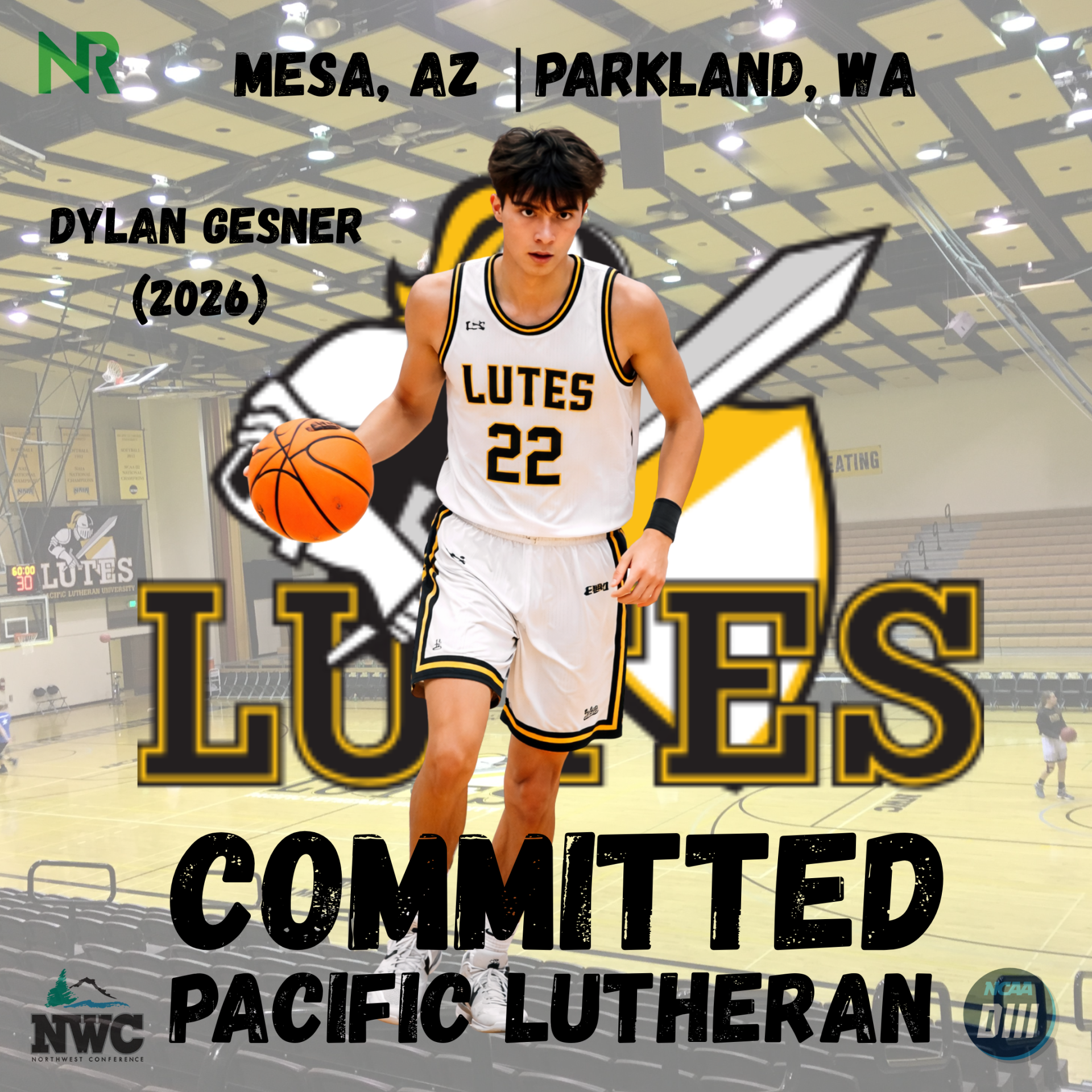 Dylan Gesner – Pacific Lutheran Univ. (NCAA D3)