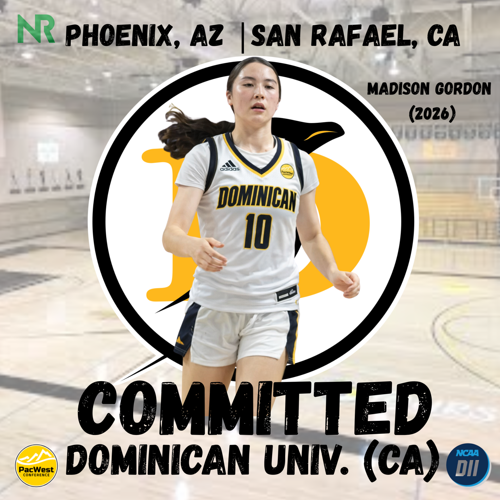 Madison Gordon – Dominican Univ. (NCAA D2)
