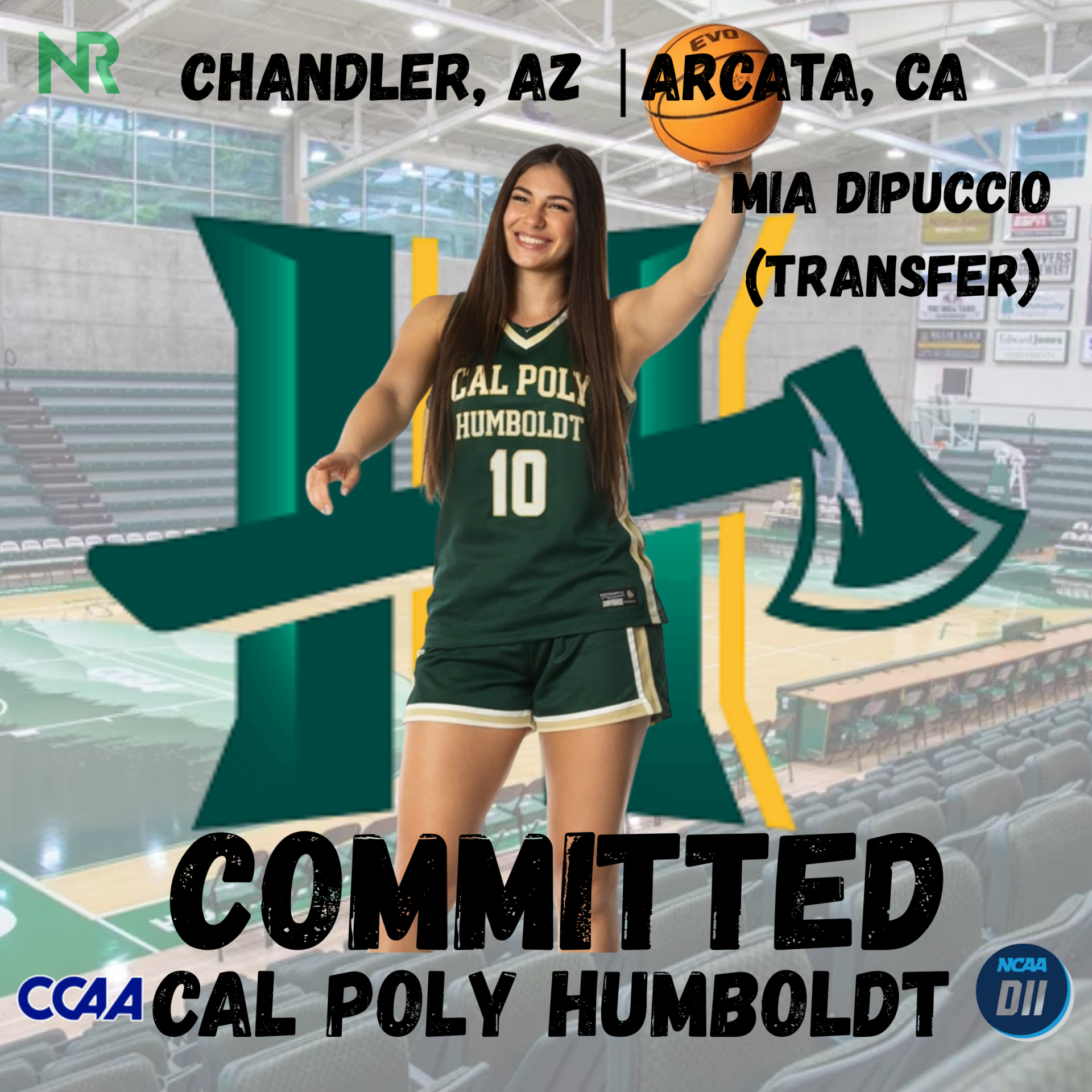 Mia DiPuccio – Cal Poly Humboldt (NCAA D2)
