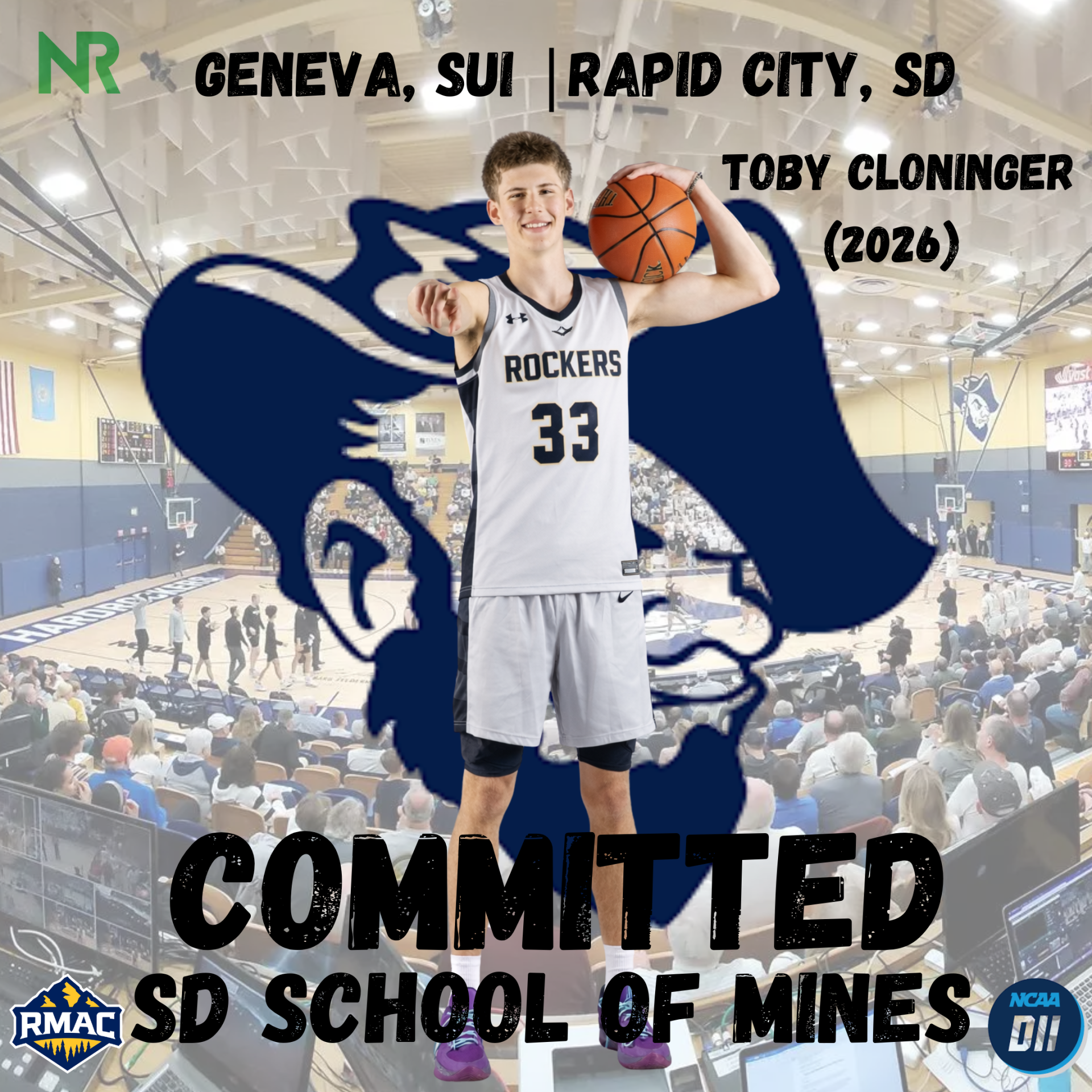 Toby Cloninger – South Dakota School of Mines (NCAA D2)