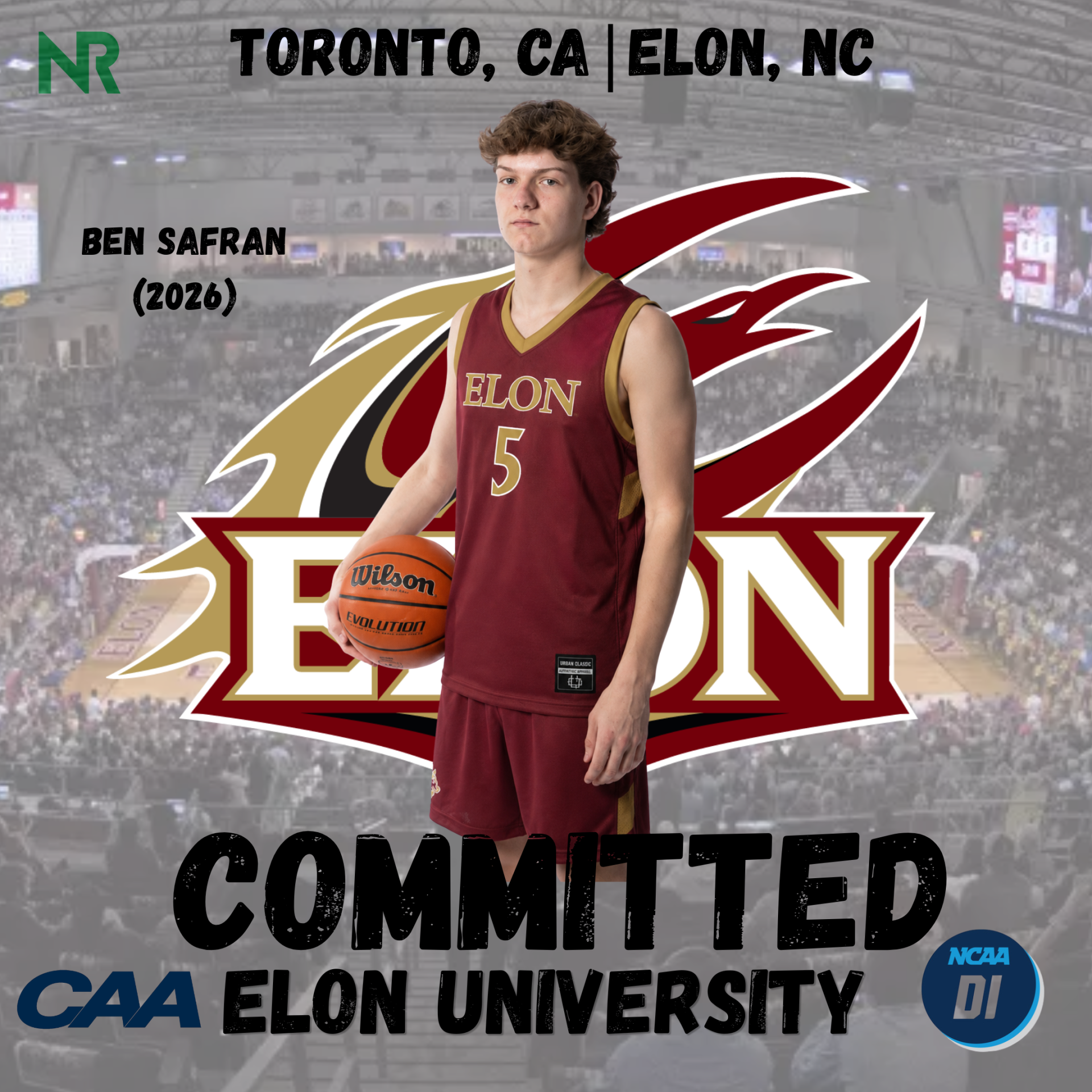 Ben Safran – Elon University (NCAA D1)
