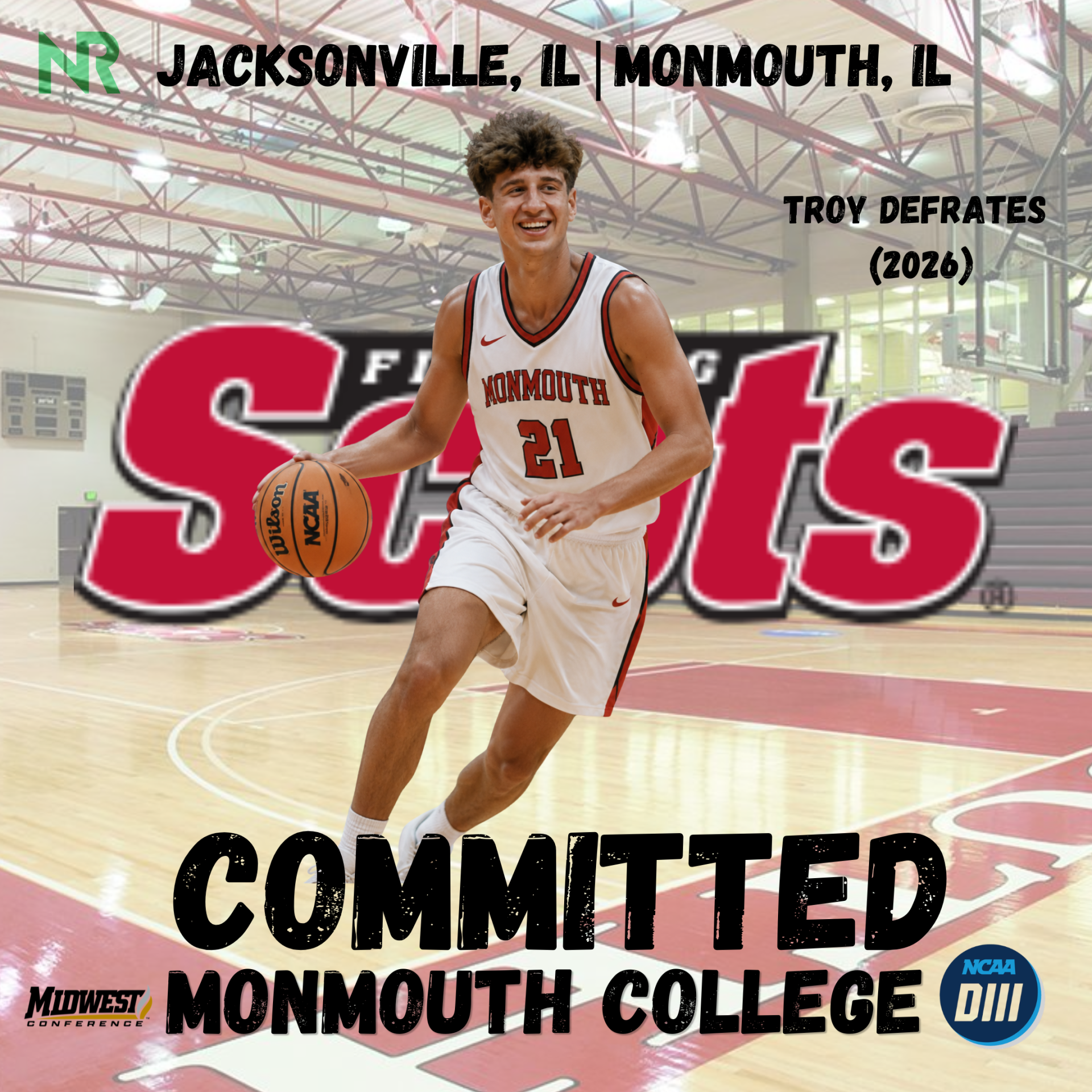 Troy DeFrates – Monmouth College (NCAA D3)