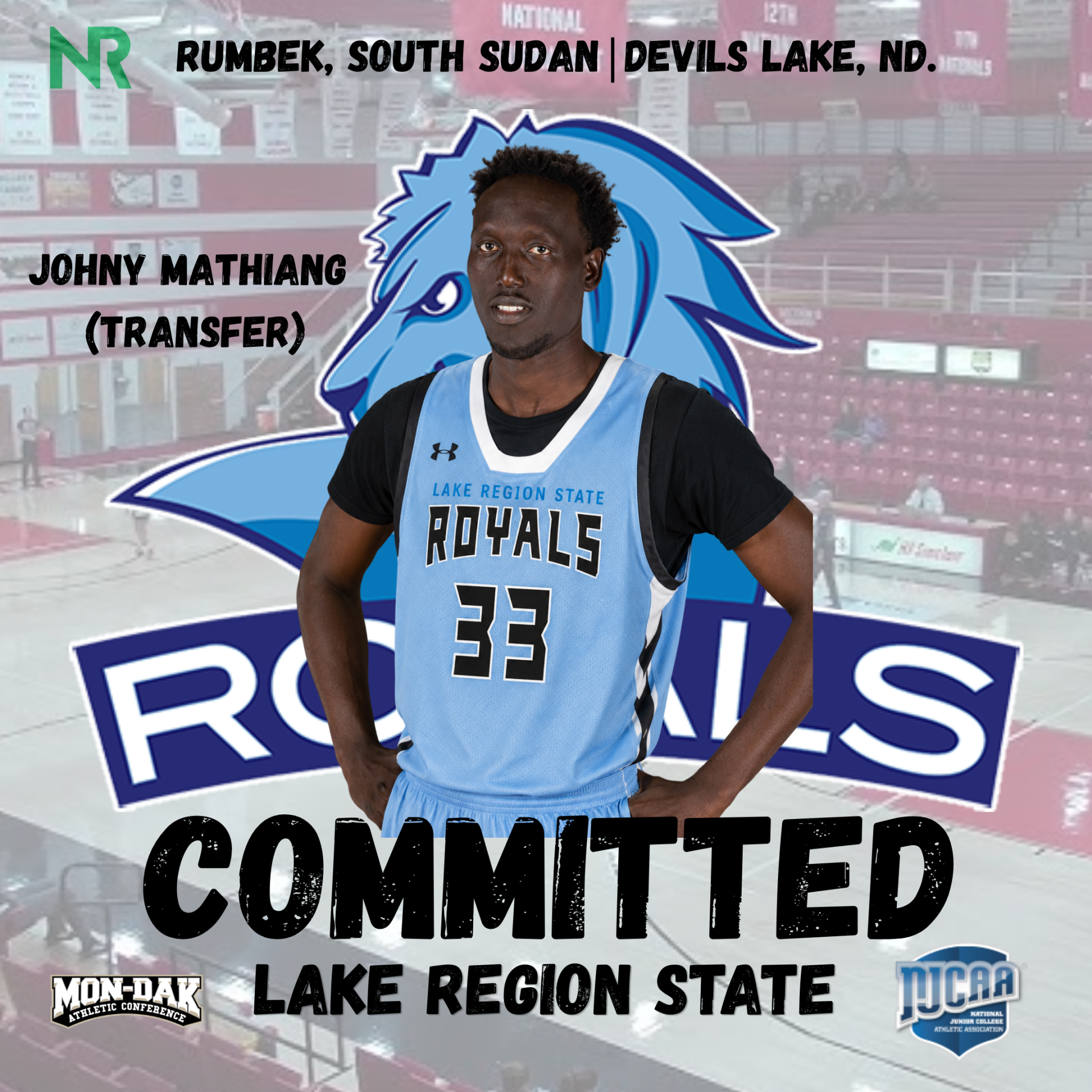 Johny Mathiang – Lake Region State (NJCAA)
