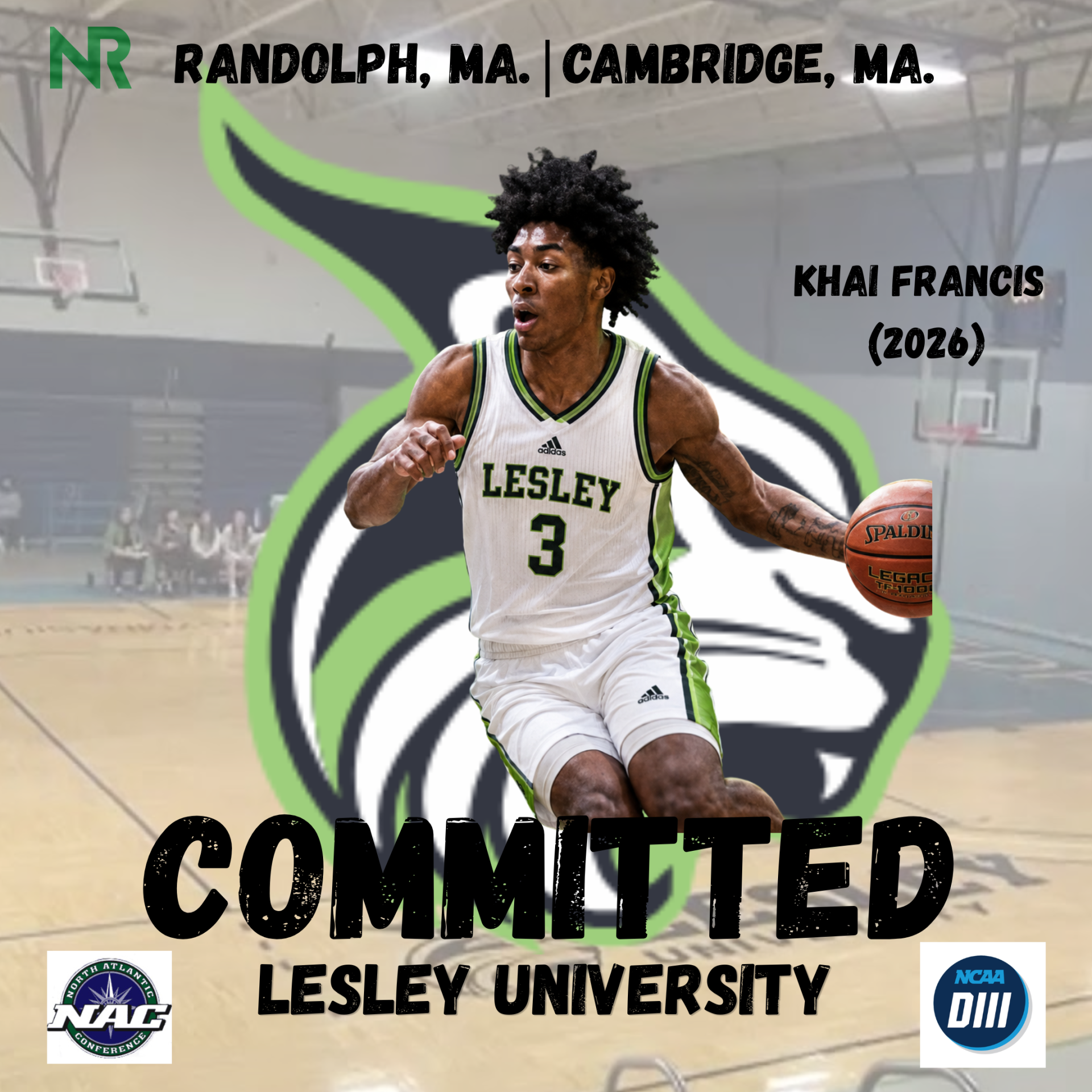 Khai Francis – Lesley University (NCAA D3)